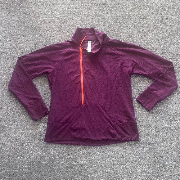 NWT Oiselle Magic Mile Half Zipper Long Sleeve Mock Neck Shirt XL - Picture 3 of 11